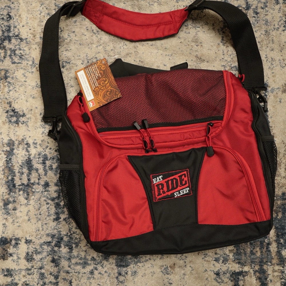 ⁠Vintage Marlboro Miles Cigarette Promo Racing Moto Insulated Cooler Bag Duffel